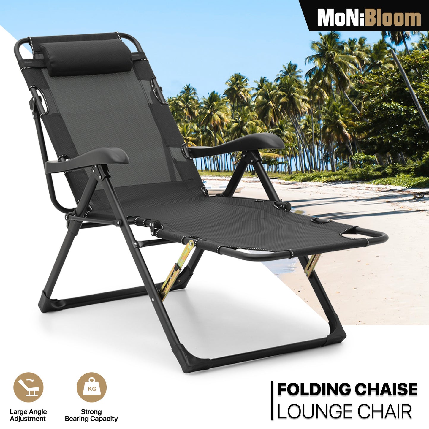 Folding 3 in 1 Lounge Chair