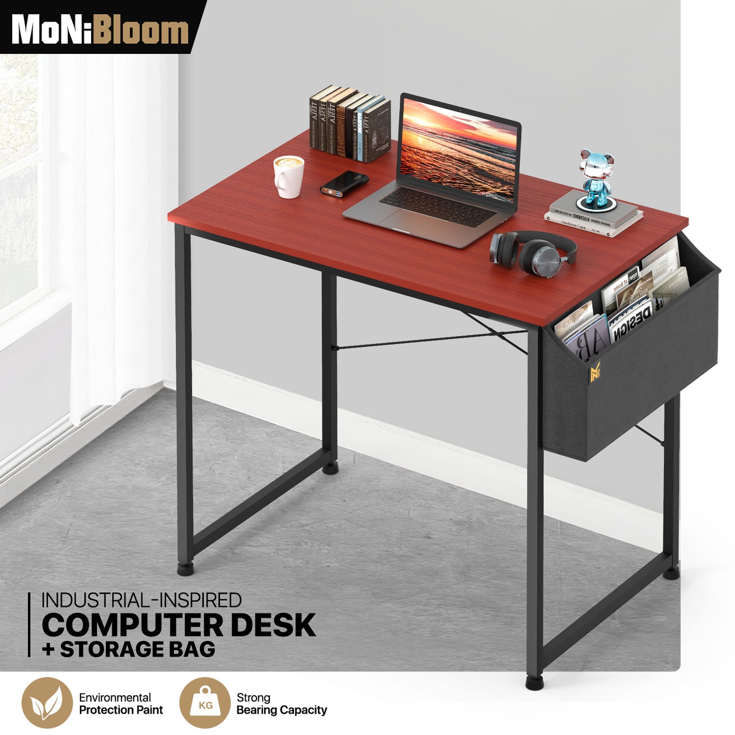 Teak Wood Computer Desk (Various sizes) - with Storage Bag