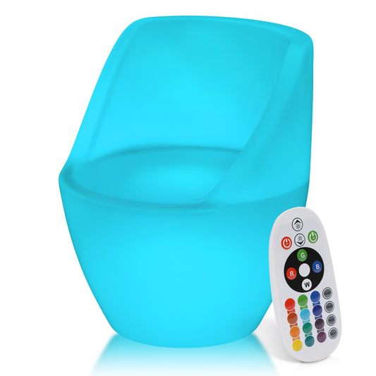 LED - Chair - Barrel Shape - 16 Colors Remote Control