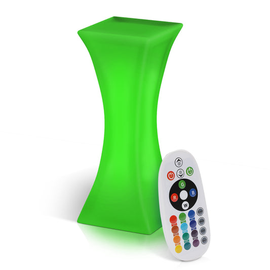LED - Table - Hourglass Shape - 16 Colors Remote Control