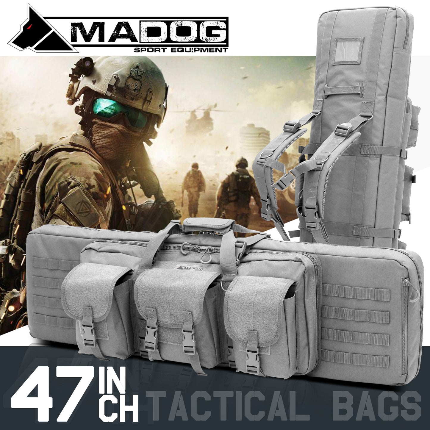 Tactical Gun Bag - 46.5'' Length