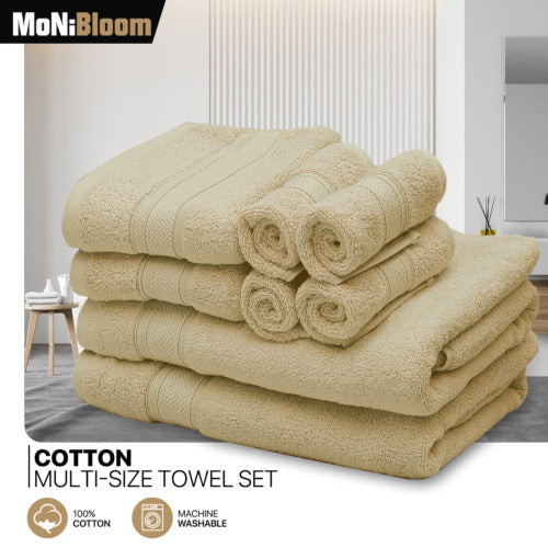 Towel Set - 4*Washcloth + 2*Hand Towel + 2*Bath Towel